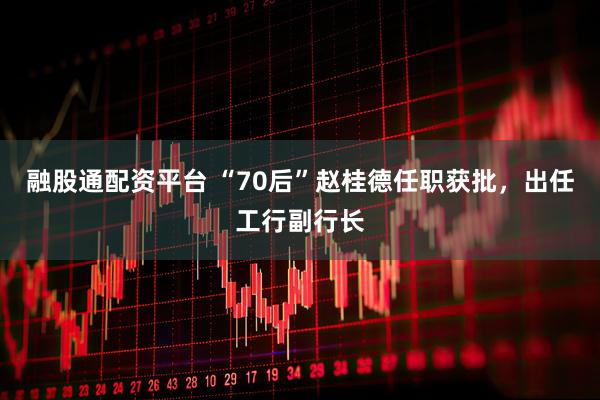 融股通配资平台 “70后”赵桂德任职获批，出任工行副行长